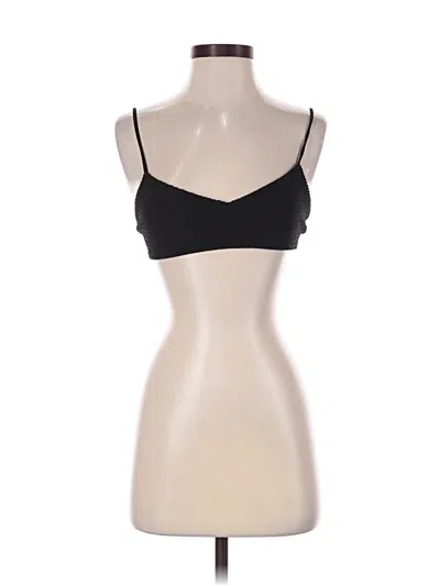 Pre-owned La Hearts Sports Bra In Black