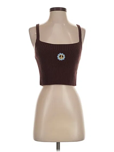 Pre-owned La Hearts Sweater Vest In Brown