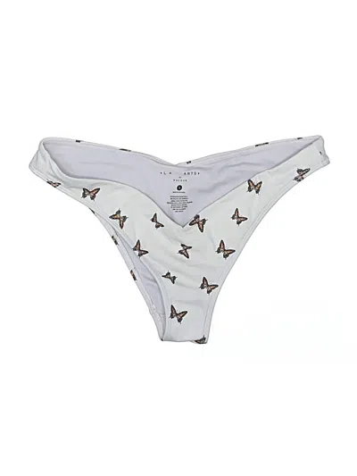 Pre-owned La Hearts Swimsuit Bottoms In Silver