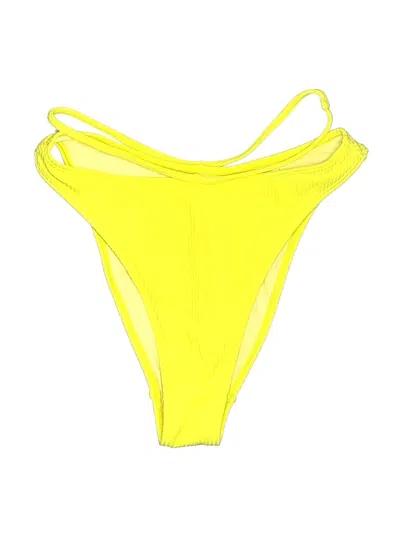 Pre-owned La Hearts Swimsuit Bottoms In Yellow