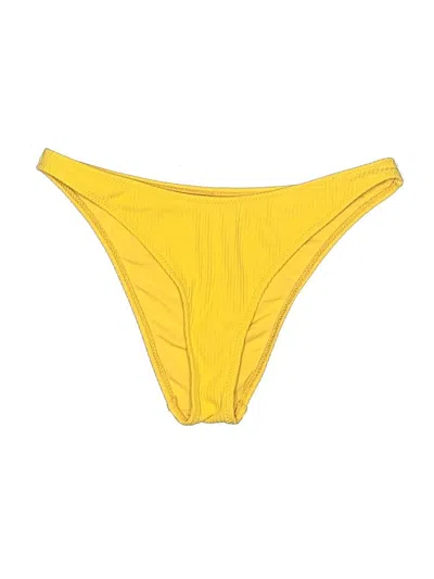 Pre-owned La Hearts Swimsuit Bottoms In Yellow