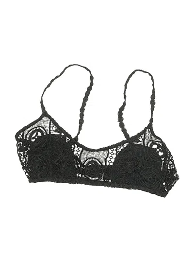Pre-owned La Hearts Swimsuit Top Black Swimwear