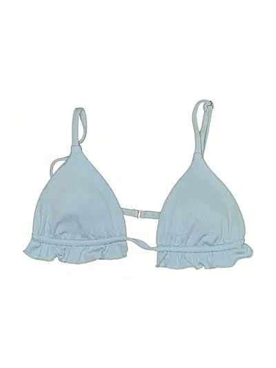 Pre-owned La Hearts Swimsuit Top Blue Swimwear
