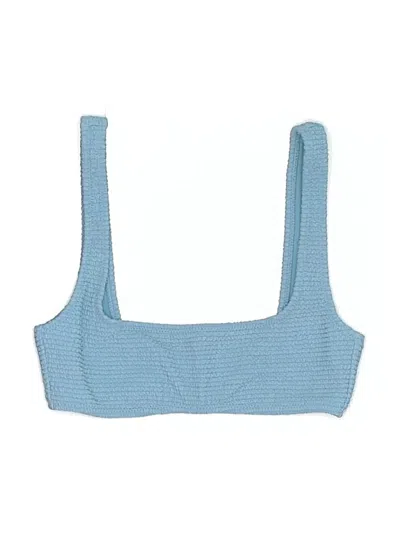 Pre-owned La Hearts Swimsuit Top Blue Swimwear