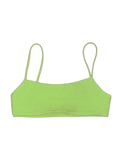 Pre-owned La Hearts Swimsuit Top Green Swimwear