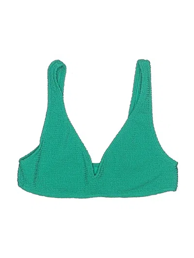 Pre-owned La Hearts Swimsuit Top Green Swimwear