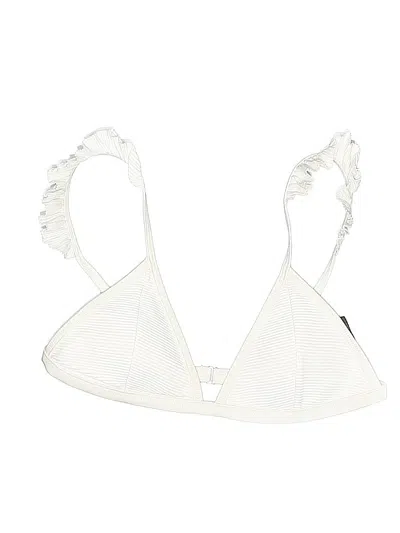 Pre-owned La Hearts Swimsuit Top Ivory Swimwear In White