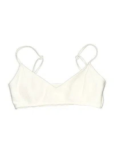 Pre-owned La Hearts Swimsuit Top Ivory Swimwear In White