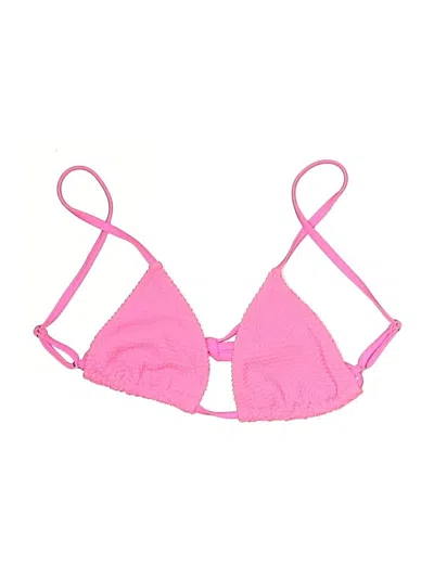 Pre-owned La Hearts Swimsuit Top Pink Swimwear