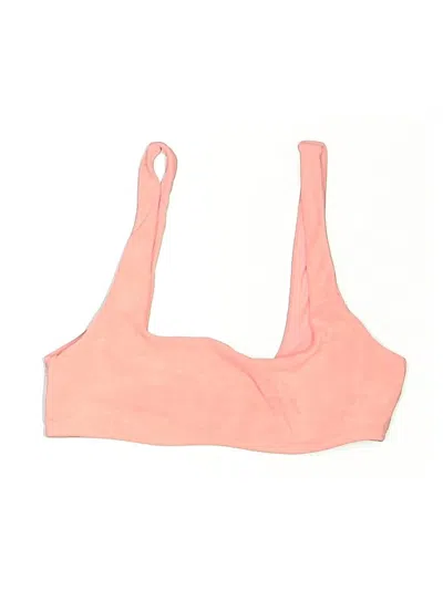 Pre-owned La Hearts Swimsuit Top Pink Swimwear
