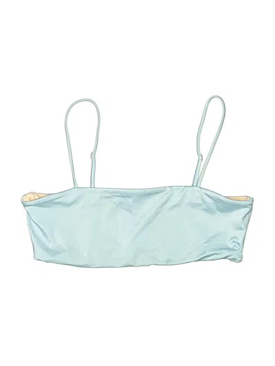 Pre-owned La Hearts Swimsuit Top Teal Swimwear