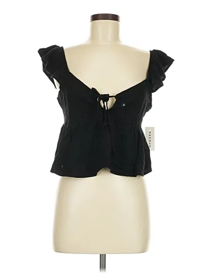 Pre-owned La Hearts Tank Top Black Sweetheart Neckline Tops
