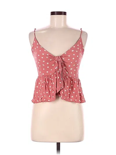 Pre-owned La Hearts Tank Top Pink Sweetheart Neckline Tops
