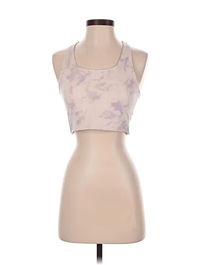 Pre-owned La Hearts Tank Top Purple Halter Neckline Tops