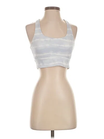 Pre-owned La Hearts Tank Top Silver Halter Neckline Tops