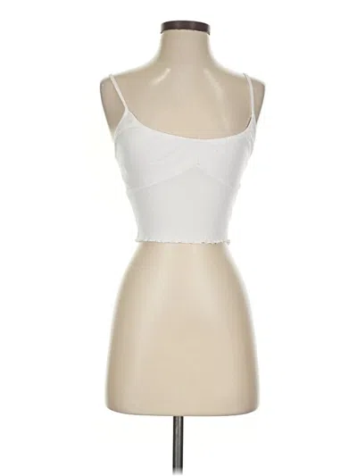 Pre-owned La Hearts Tank Top White Strapless Neckline Tops