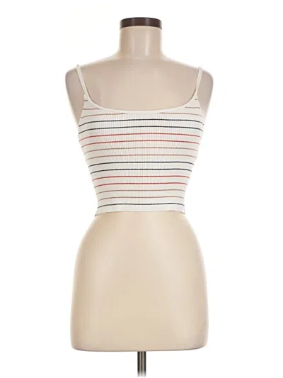Pre-owned La Hearts Tube Top Ivory Strapless Neckline Tops