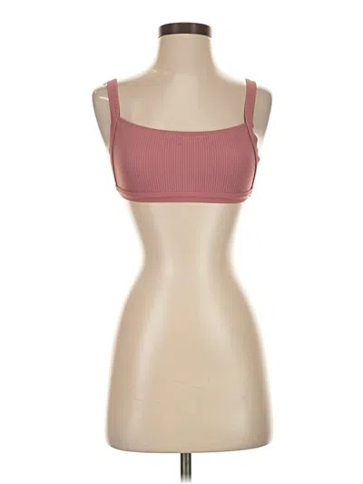 Pre-owned La Hearts Tube Top Pink Strapless Neckline Tops