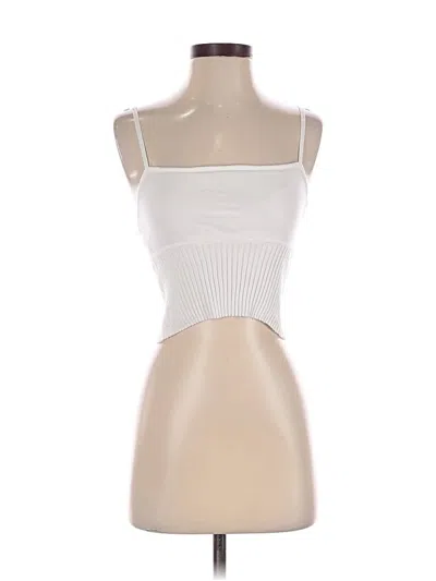Pre-owned La Hearts Tube Top White Strapless Neckline Tops