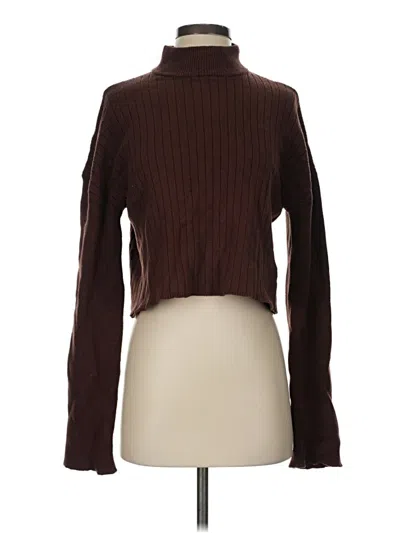 Pre-owned La Hearts Turtleneck Sweater In Brown