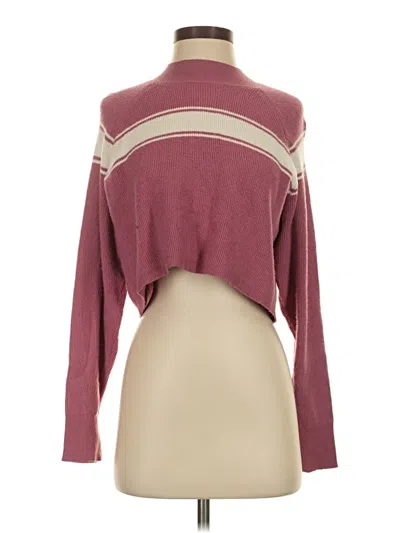 Pre-owned La Hearts Turtleneck Sweater In Burgundy
