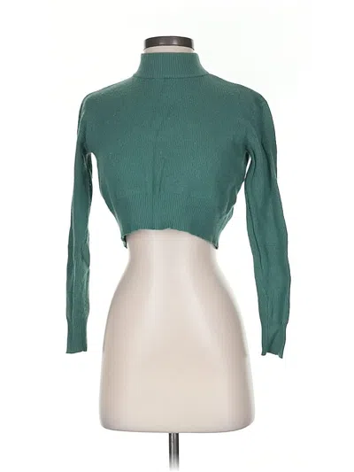 Pre-owned La Hearts Turtleneck Sweater In Green