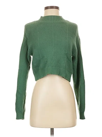 Pre-owned La Hearts Turtleneck Sweater In Green