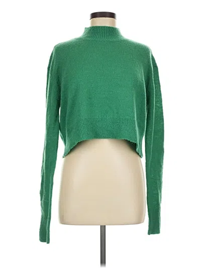 Pre-owned La Hearts Turtleneck Sweater In Green