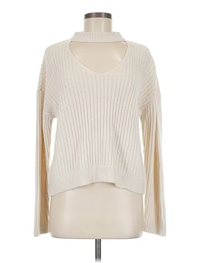 Pre-owned La Hearts Turtleneck Sweater In Ivory