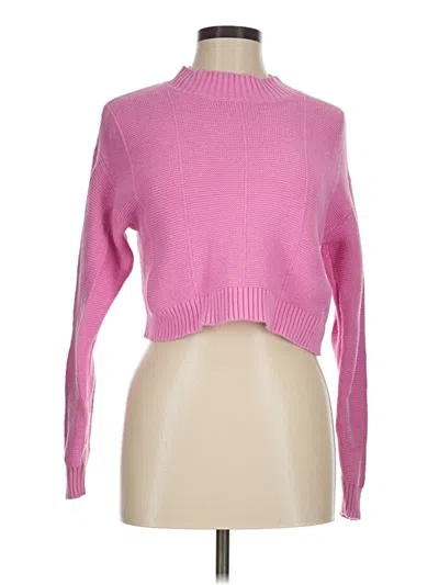 Pre-owned La Hearts Turtleneck Sweater In Pink