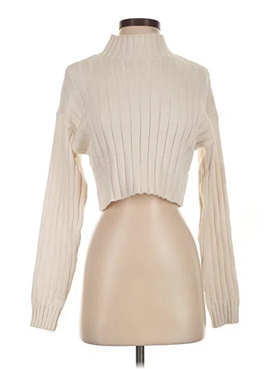 Pre-owned La Hearts Turtleneck Sweater In White