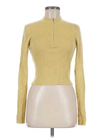 Pre-owned La Hearts Turtleneck Sweater In Yellow
