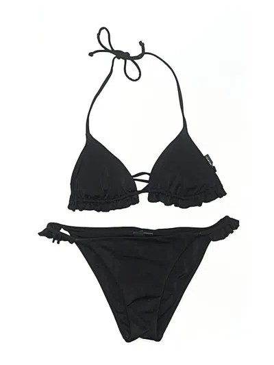 Pre-owned La Hearts Two Piece Swimsuit In Black