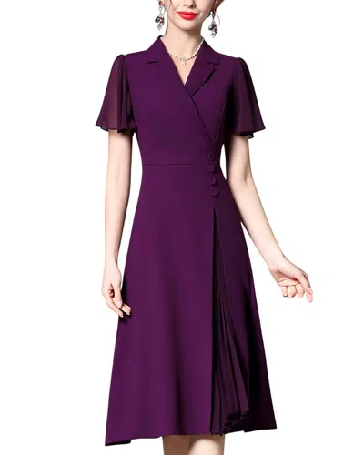 La Imperatrice Midi Dress In Purple