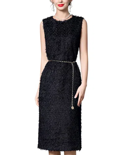 La Imperatrice Midi Dress In Black