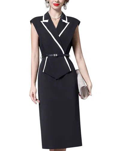 La Imperatrice Midi Dress In Blue