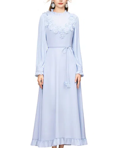 La Imperatrice Midi Dress In Blue