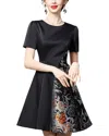 La Imperatrice Mini Dress In Black