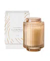 La Jolie Muse Amelie Candle, Yuzu Neroli Blossom, 7 oz In Apricot