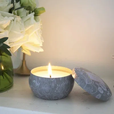 La Jolie Muse Aromatherapy Scented Jar Candle In Gray
