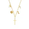 La Kaiser Women's Gold The Laura Cross Charm Necklace In Gold