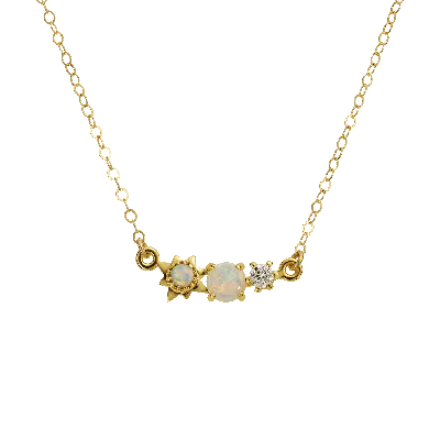 La Kaiser Women's Gold Three Wishes Pendant