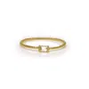 La Kaiser Women's Solid Gold Diamond Golden Grace Twist Ring In Yellow