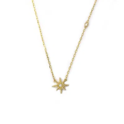 La Kaiser Women's Solid Gold Diamond Stardust Pendant In Yellow