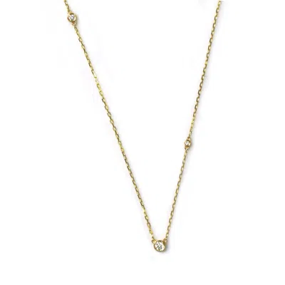 La Kaiser Women's Solid Gold Eternal Diamond Love Pendant