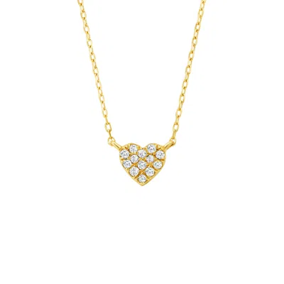 La Kaiser Women's Solid Gold Forever Loved Diamond Heart Pendant