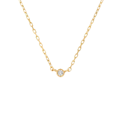 La Kaiser Women's Solid Gold Solo Diamond Pendant