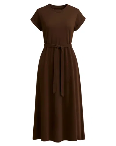 La Ligne Andie Dress In Brown