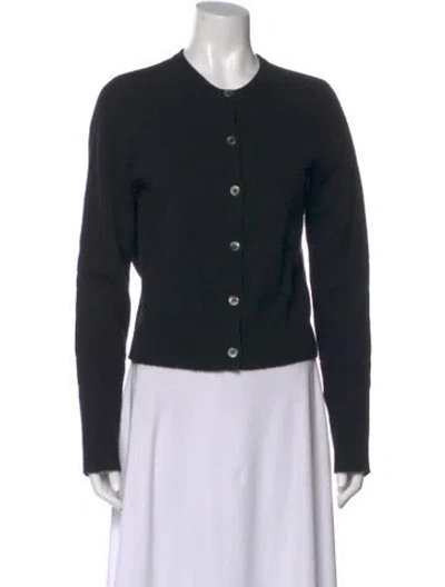 Pre-owned La Ligne Cashmere Crew Neck Sweater In Black