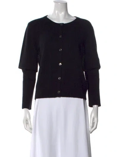 Pre-owned La Ligne Cashmere Crew Neck Sweater In Black